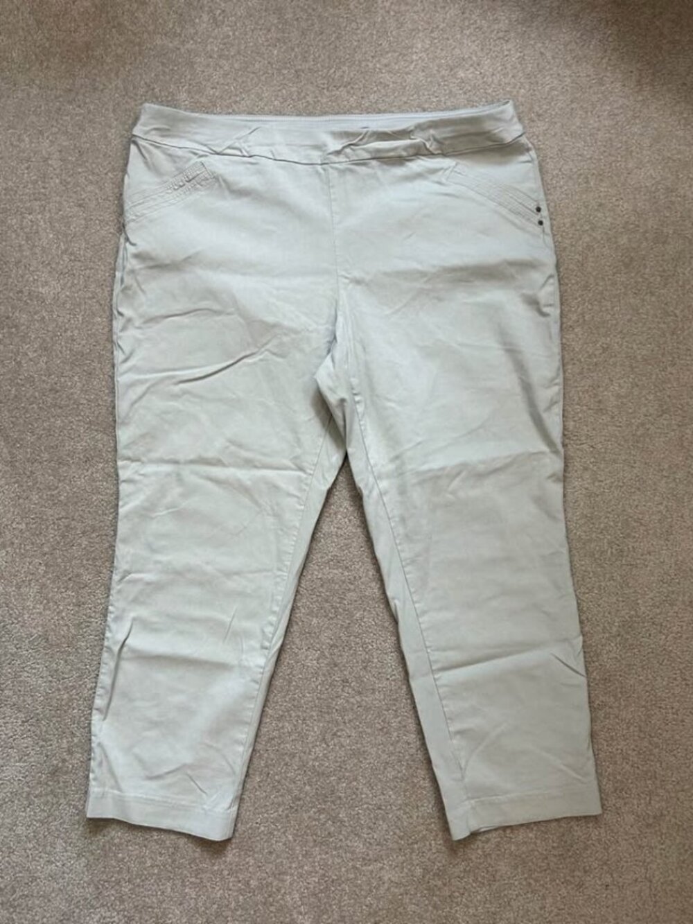 Briggs beige Capri pants Women’s 18